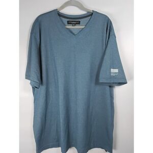 Truth Substance Common Sense Mens 4XL Heathered‎ Blue Short Sleeve Shirt
